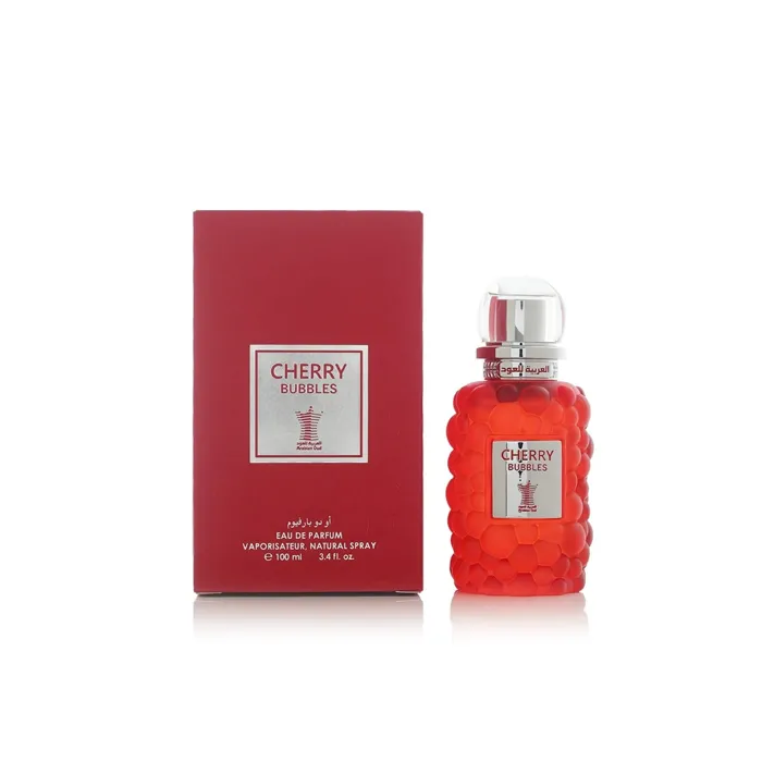 Arabian Oud Cherry Bubbles perfume bottle