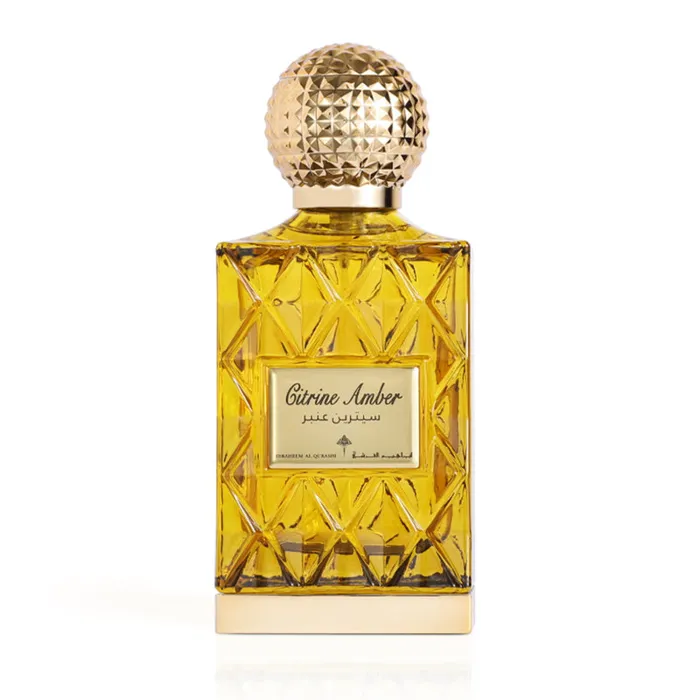Ibraq Gems Citrine Amber perfume bottle