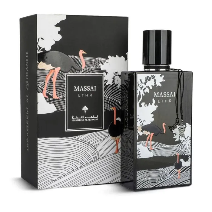 Ibraq Leather Massai perfume bottle