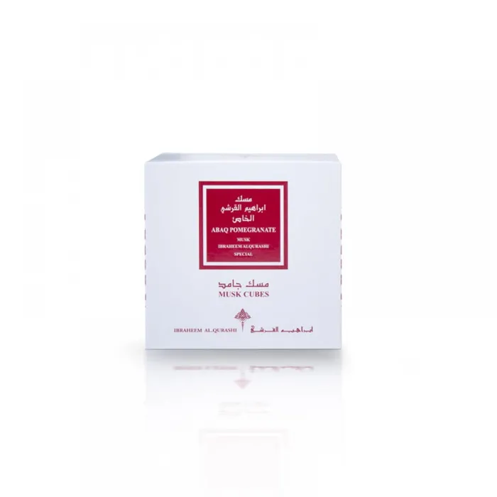 Ibraq Musk Cubes Pomegranate perfume bottle